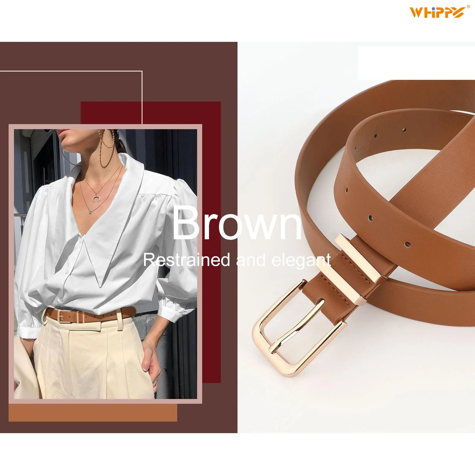 Women'S Leather Belts for Jeans Dresses Ladies Black Waist Belt